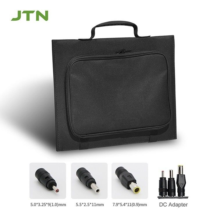 wodoodporny IP65 mono ogniwo słoneczne 30W USB 2.0 wyjście ładowarka kempingowa Małe składane Czarne