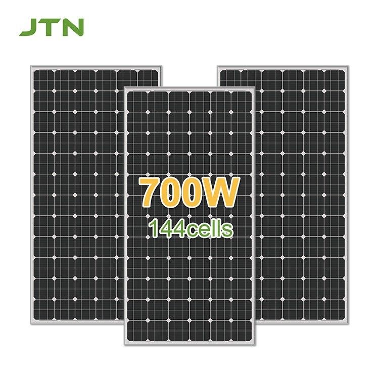 12 lat wykonania HJT Moduł słoneczny Panel PV Panel słoneczny 700w 210mm Panel słoneczny o wysokiej mocy