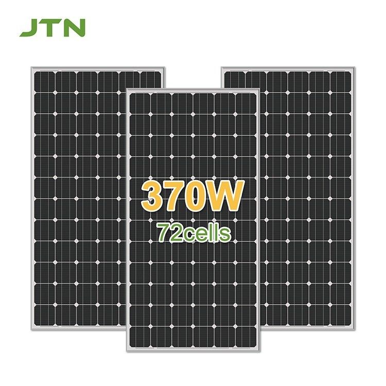 PERC Technology 370w 375w 48v Monokrystaliczny Panel Słoneczny dla Domów 156.75mmx156.75mm