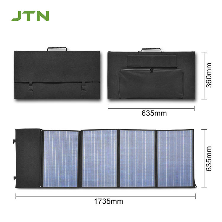 156.75mmx156.75mm Rozmiar komórki Składany panel słoneczny z certyfikatem CE/FCC/ROHS/PET
